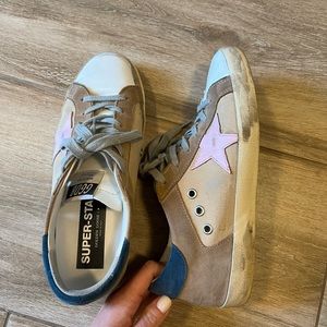 Golden Goose Superstar Mixed leather sneakers